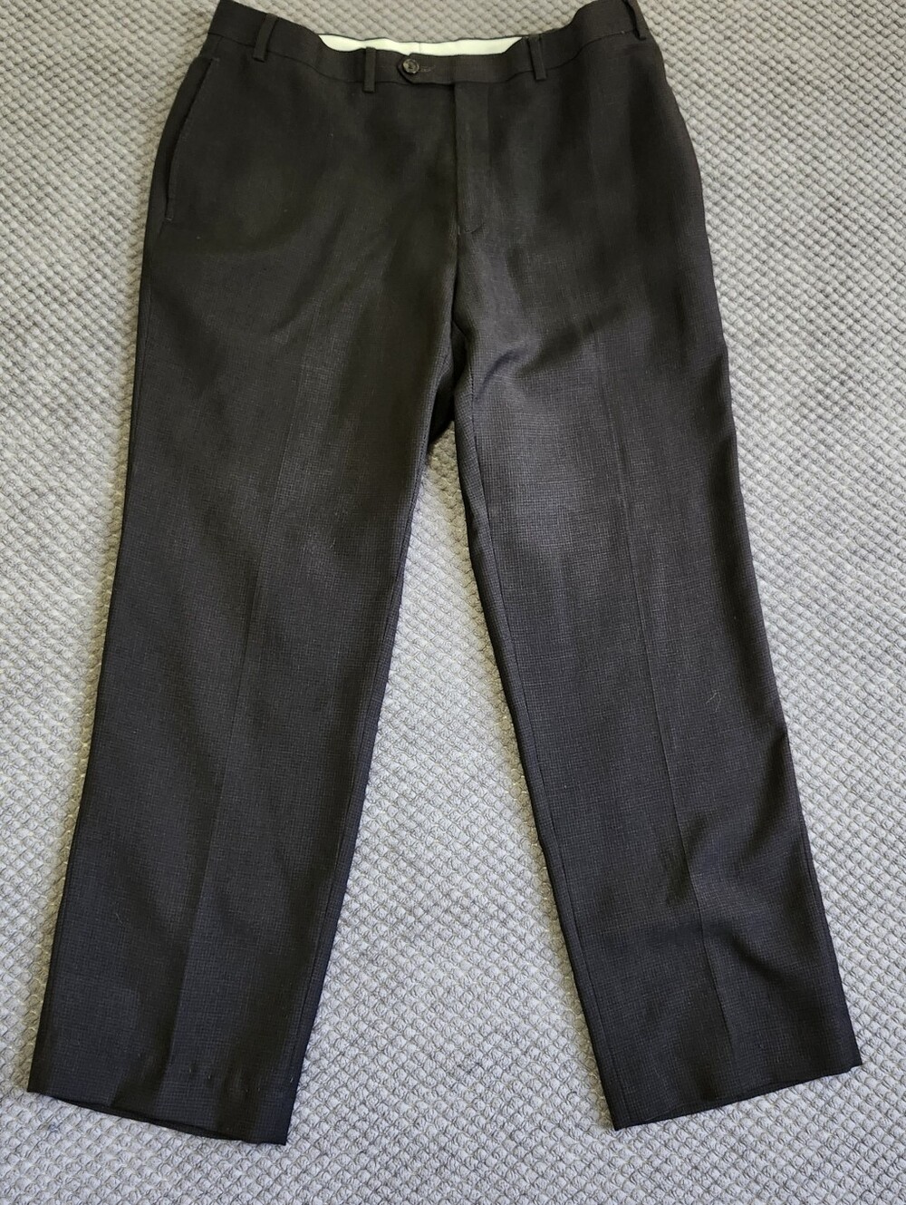 Ralph Lauren Mens Dress Pants 36x30 Brown Mini Check